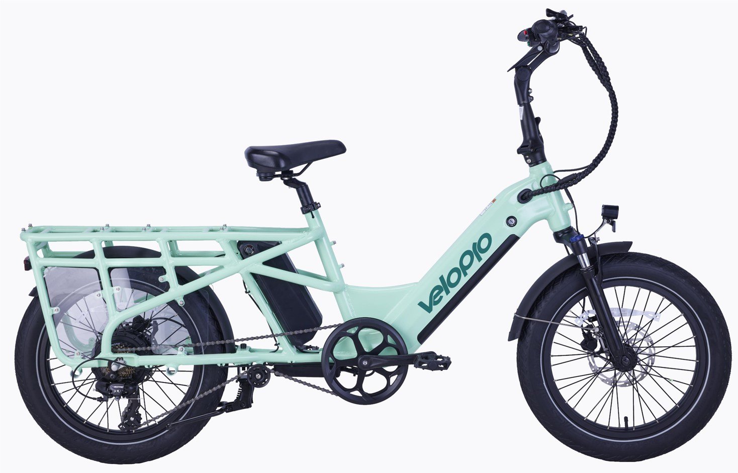 Velopro CG100E Kompakt teherszállító eBike fejlett biztonsági funkciókkal 1 Velopro CG100E kompakt teherszállító eBike fejlett biztonsági funkciókkal
