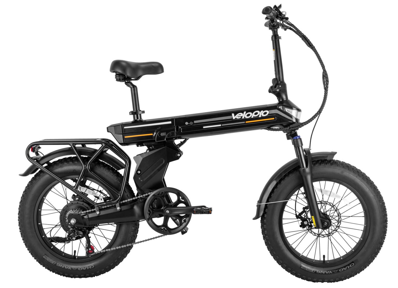 Velopro F800E Bicicleta elétrica dobrável | Motor potente de 750W, bateria 48V15AH, pneus gordos 20x4" 1 Velopro F800E Bicicleta Eléctrica Dobrável | Motor Potente de 750W, Bateria 48V15AH, Pneus Gordos 20x4