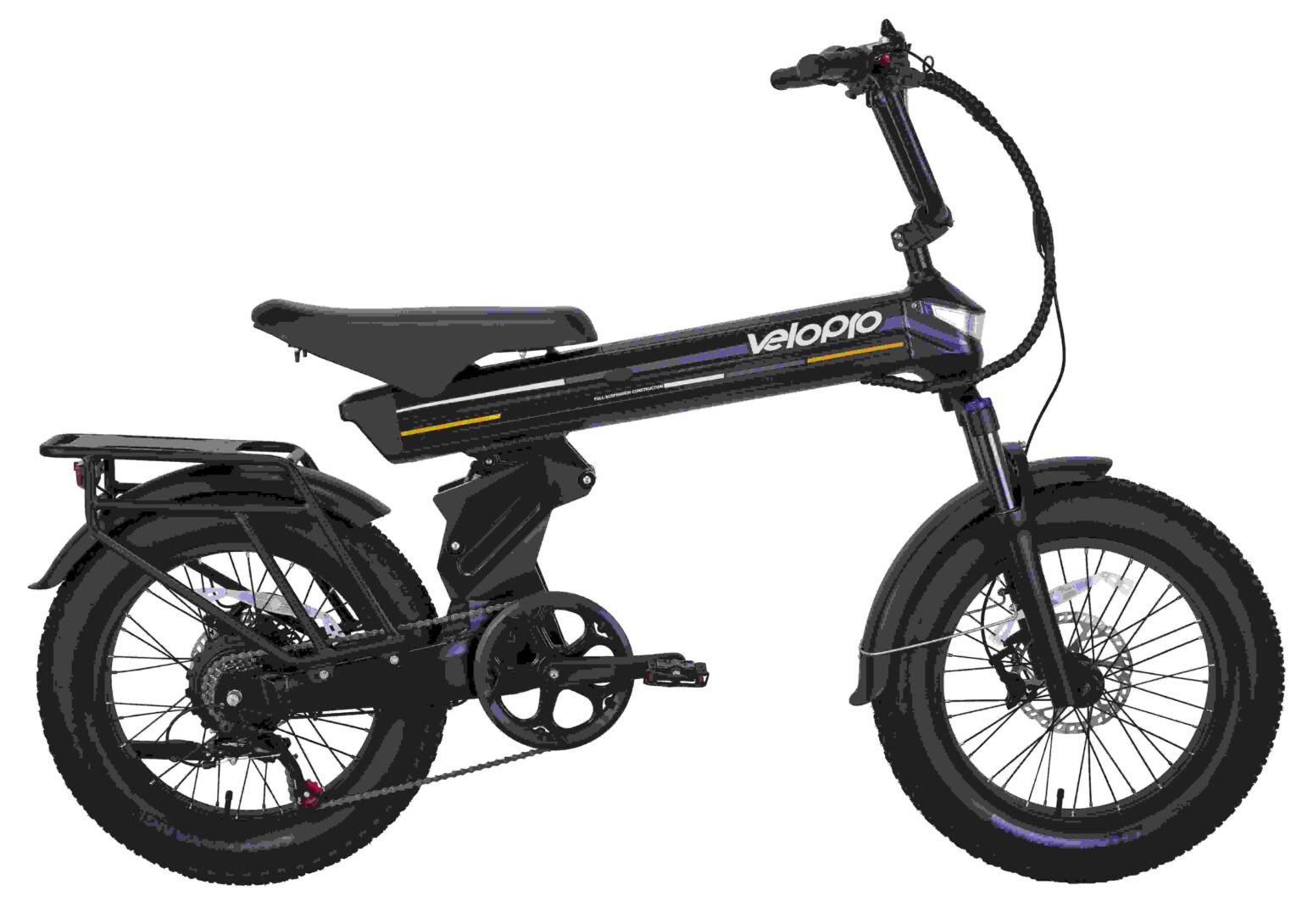 Velopro X7 Erőteljes, kövér gumiabroncsos, terepjárós eBike 1 Velopro X7 Erőteljes, kövér gumiabroncsos, terepjáró e-kerékpár