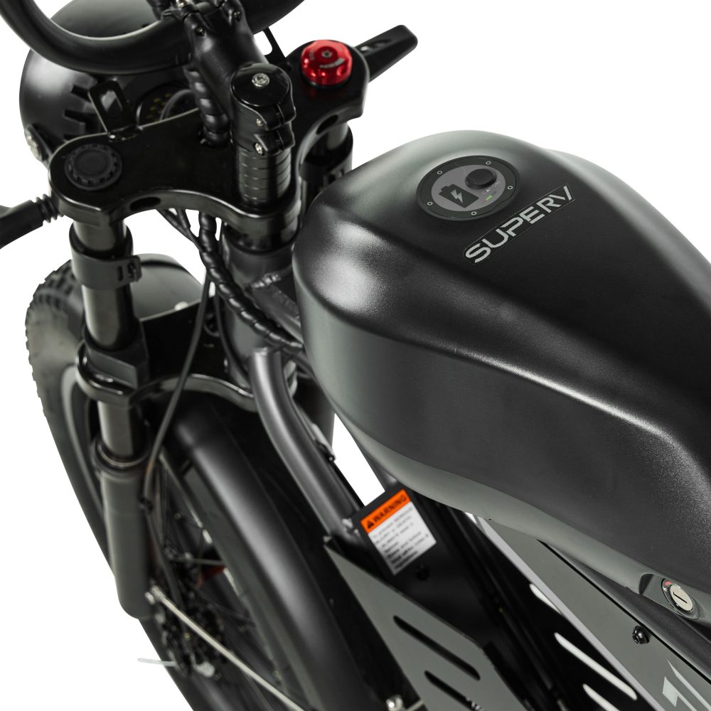 Pixar SuperV Electric Bike 500W | Long Range Fat Tire E-Bike with Dual Battery Options