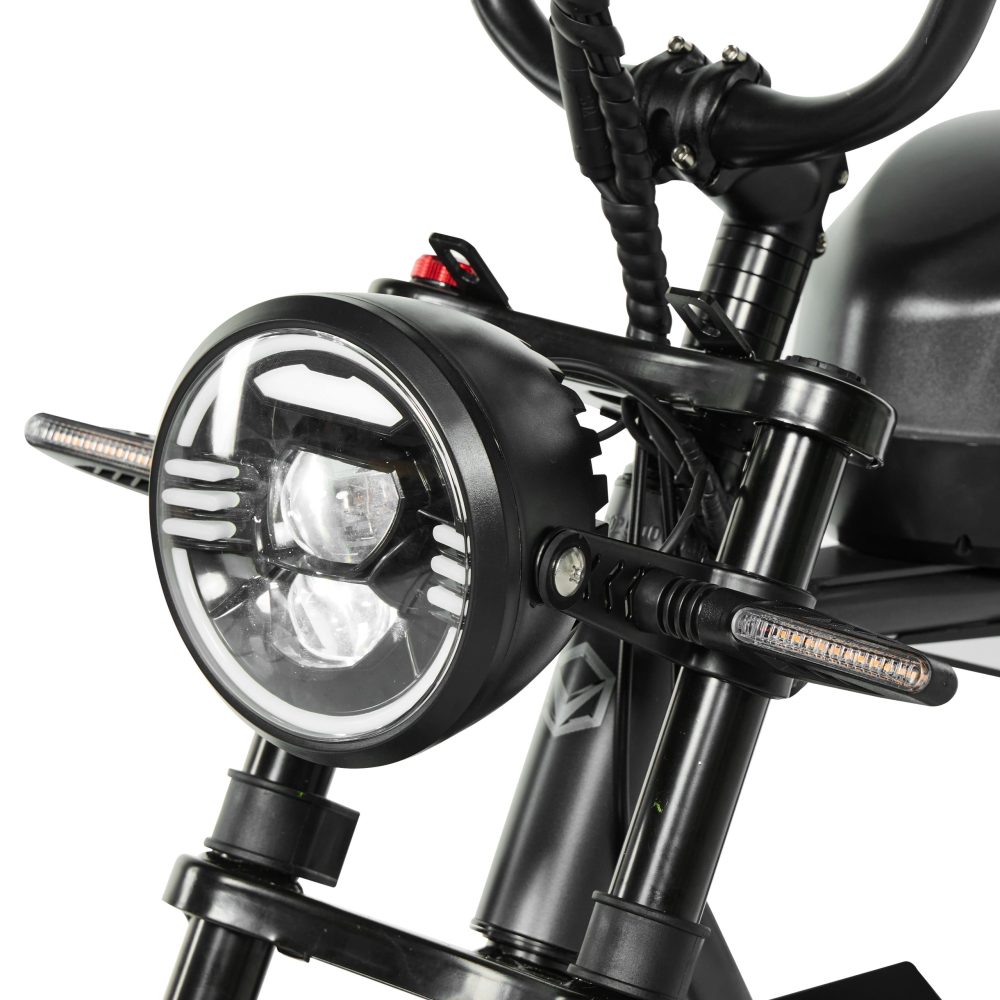 Pixar SuperV Electric Bike 500W | Long Range Fat Tire E-Bike with Dual Battery Options