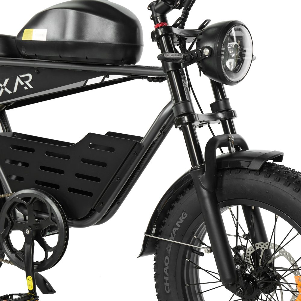 Pixar SuperV Electric Bike 500W | Long Range Fat Tire E-Bike with Dual Battery Options