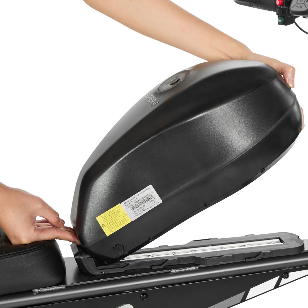 Pixar SuperV Electric Bike 500W | Long Range Fat Tire E-Bike with Dual Battery Options