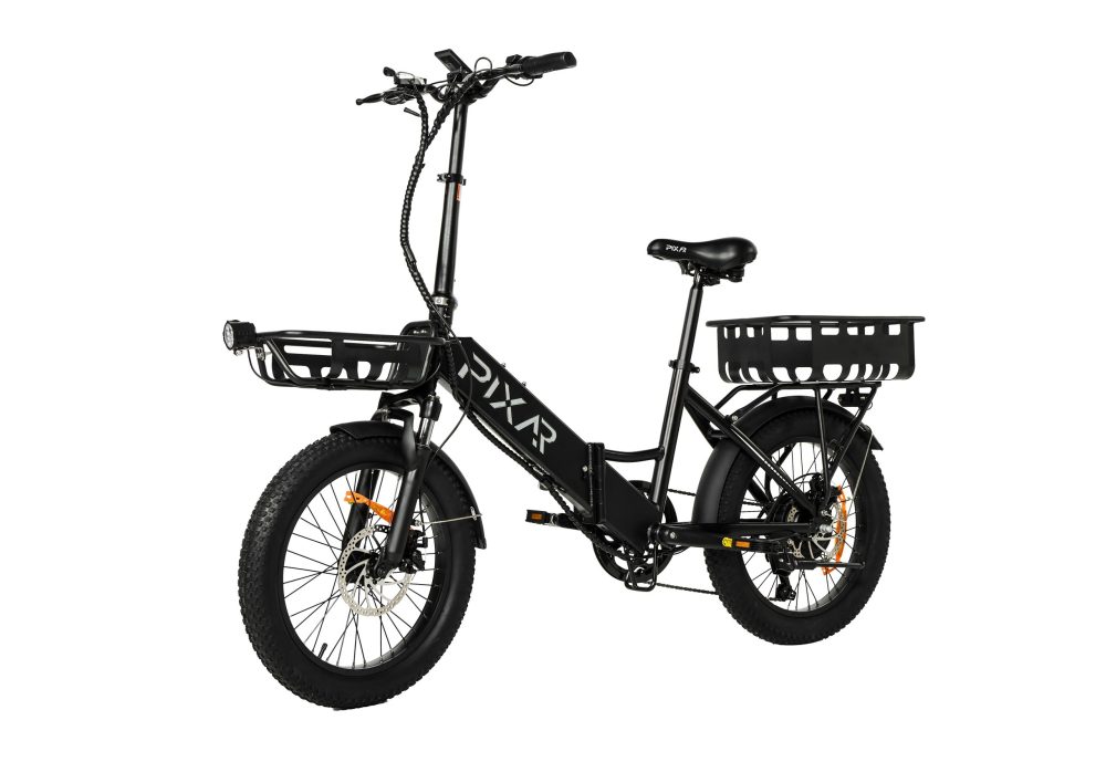Vélo électrique pliable PIXAR WIND1 - Moteur 500W, batterie 48V 10.4Ah, pneus larges 20×3", Shimano 7 vitesses, freins à double disque (jusqu'à 45 km d'autonomie) 28 Vélo électrique pliable PIXAR WIND1 - Moteur 500W, batterie 48V 10.4Ah, pneus larges 20×3", Shimano 7 vitesses, freins à double disque (jusqu'à 45 km d'autonomie)