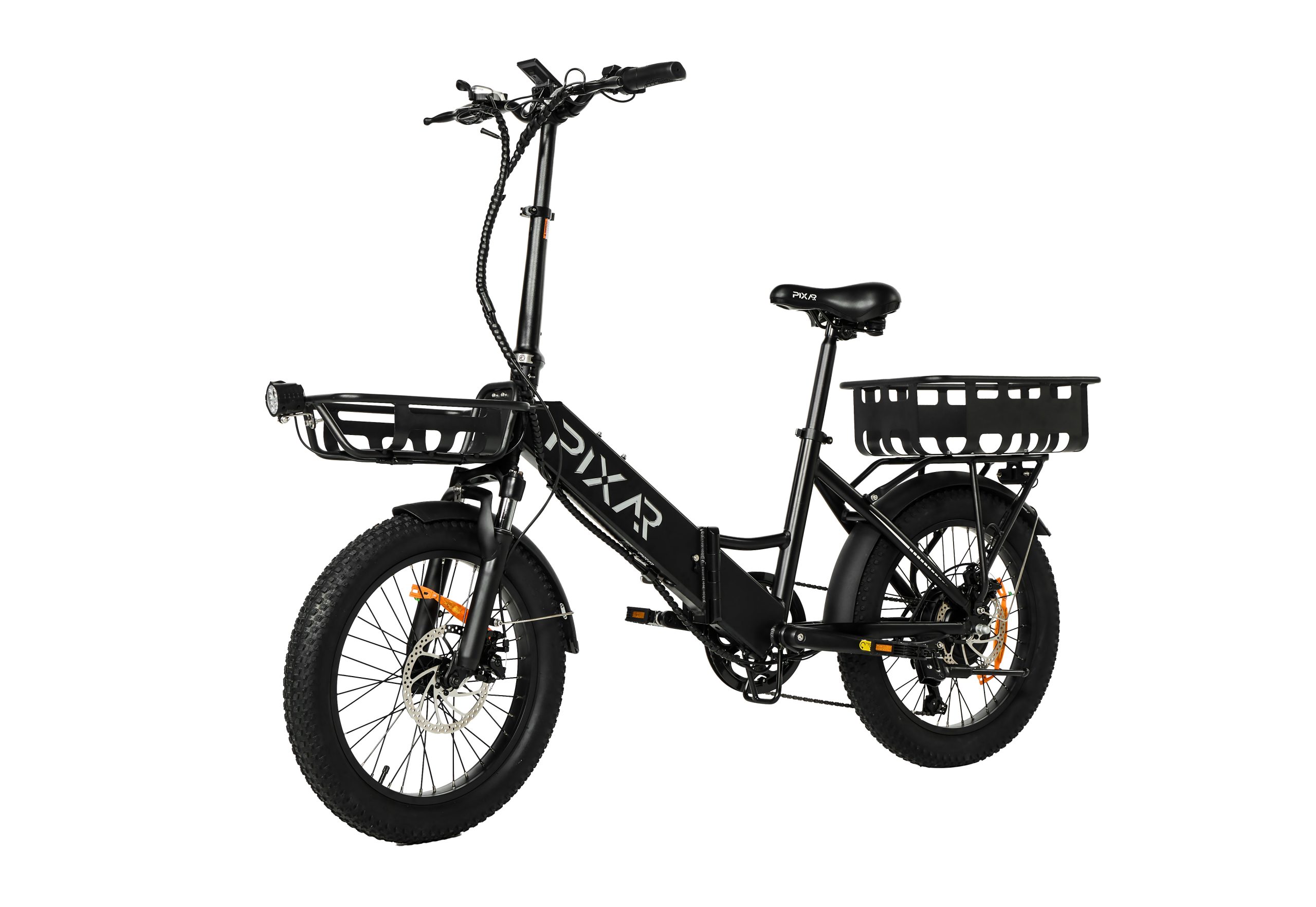 Vélo électrique pliable PIXAR WIND1 - Moteur 500W, batterie 48V 10.4Ah, pneus larges 20×3", Shimano 7 vitesses, freins à double disque (jusqu'à 45 km d'autonomie) 2 Vélo électrique pliable PIXAR WIND1 - Moteur 500W, batterie 48V 10.4Ah, pneus larges 20×3", Shimano 7 vitesses, freins à double disque (jusqu'à 45 km d'autonomie) - Image 2