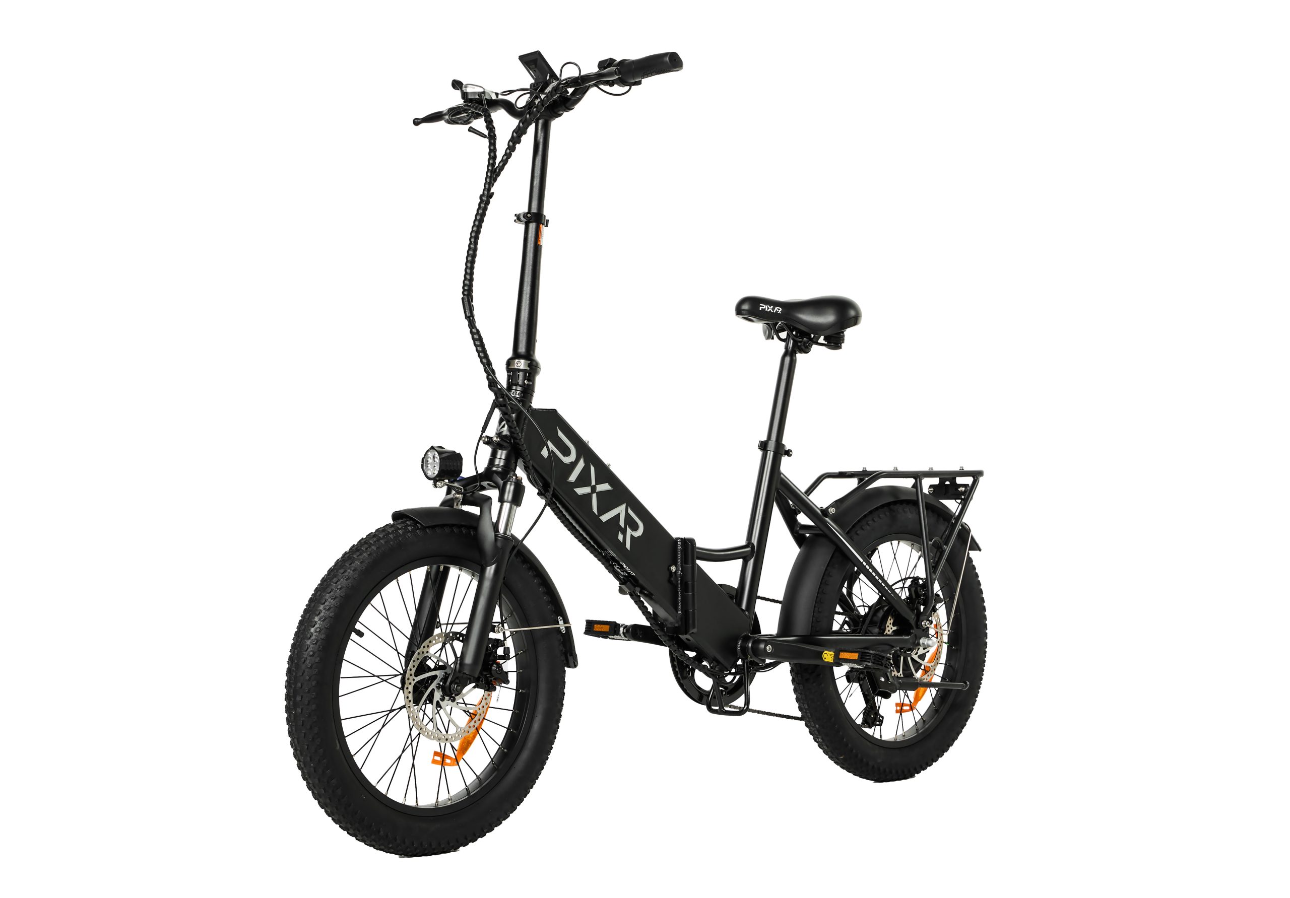 Vélo électrique pliable PIXAR WIND1 - Moteur 500W, batterie 48V 10.4Ah, pneus larges 20×3", Shimano 7 vitesses, freins à double disque (jusqu'à 45 km d'autonomie) 25 Vélo électrique pliable PIXAR WIND1 - Moteur 500W, batterie 48V 10.4Ah, pneus larges 20×3", Shimano 7 vitesses, freins à double disque (jusqu'à 45 km d'autonomie)