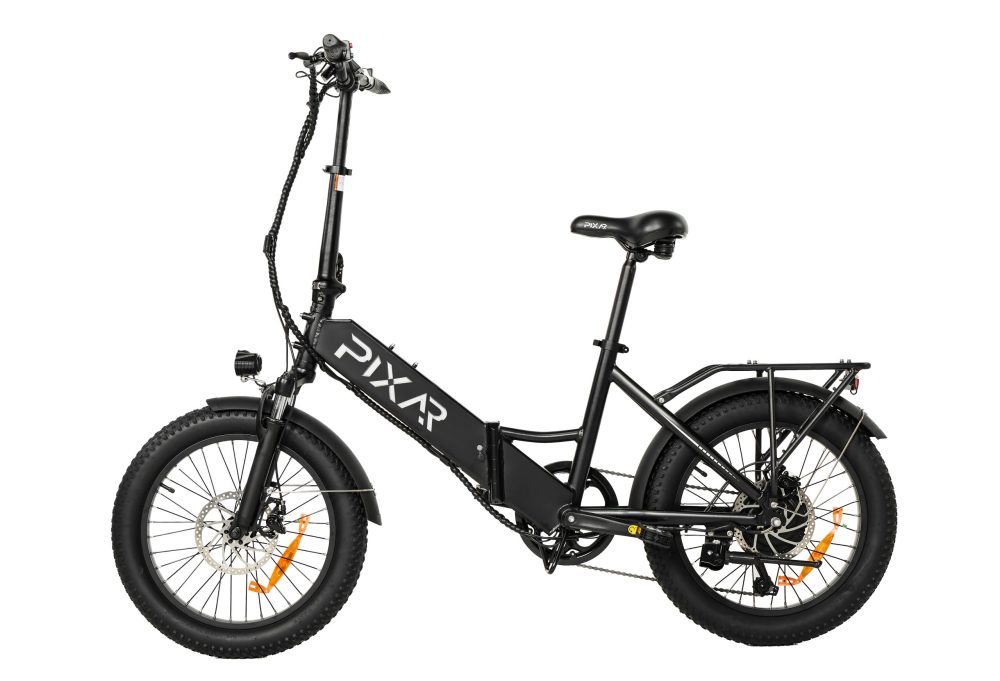 Vélo électrique pliable PIXAR WIND1 - Moteur 500W, batterie 48V 10.4Ah, pneus larges 20×3", Shimano 7 vitesses, freins à double disque (jusqu'à 45 km d'autonomie) 50 Vélo électrique pliable PIXAR WIND1 - Moteur 500W, batterie 48V 10.4Ah, pneus larges 20×3", Shimano 7 vitesses, freins à double disque (jusqu'à 45 km d'autonomie)