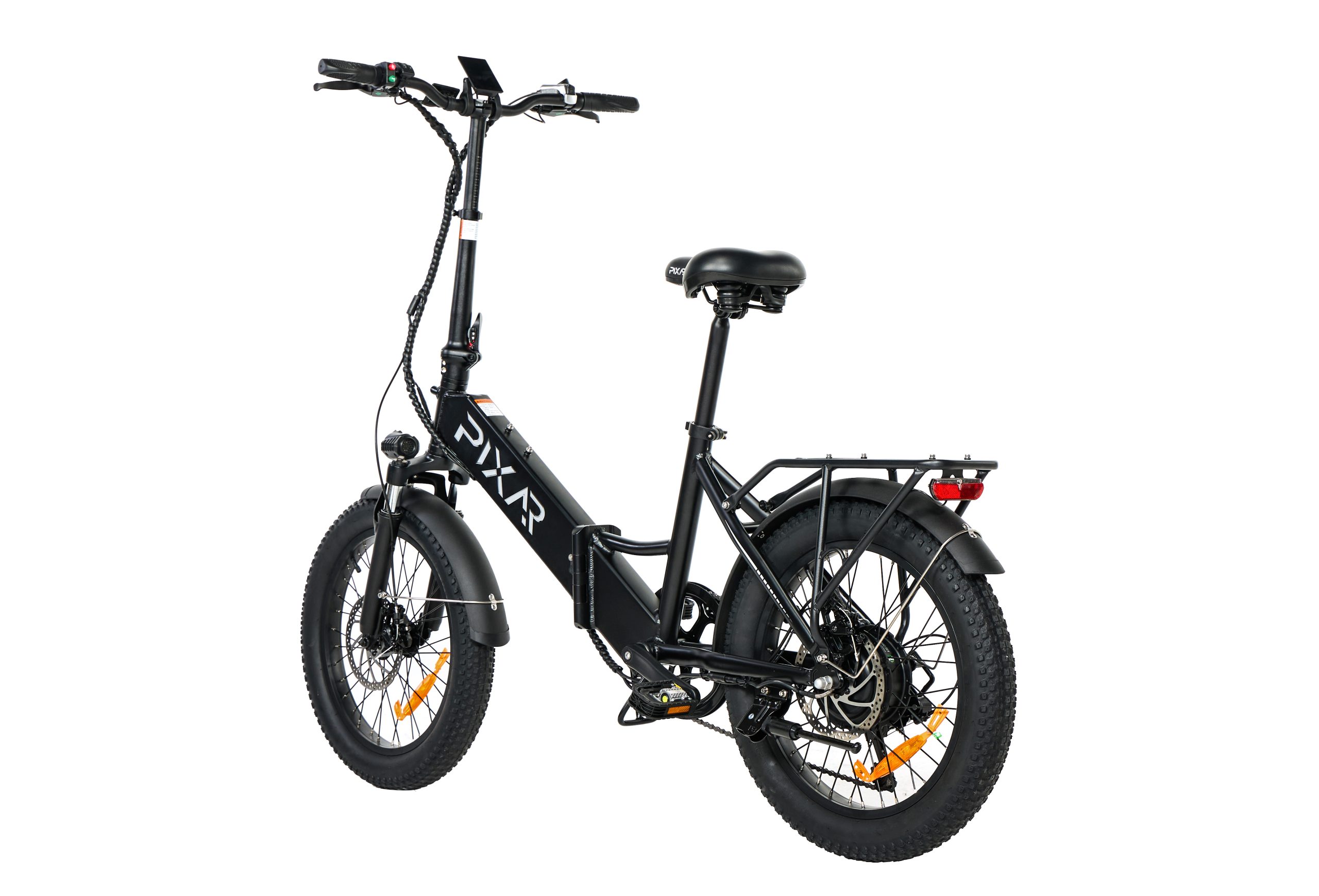 Vélo électrique pliable PIXAR WIND1 - Moteur 500W, batterie 48V 10.4Ah, pneus larges 20×3", Shimano 7 vitesses, freins à double disque (jusqu'à 45 km d'autonomie) 23 Vélo électrique pliable PIXAR WIND1 - Moteur 500W, batterie 48V 10.4Ah, pneus larges 20×3", Shimano 7 vitesses, freins à double disque (jusqu'à 45 km d'autonomie)
