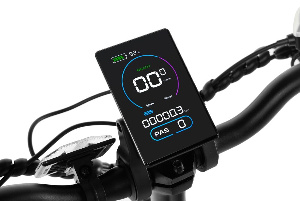 Vélo électrique pliable PIXAR WIND1 - Moteur 500W, batterie 48V 10.4Ah, pneus larges 20×3", Shimano 7 vitesses, freins à double disque (jusqu'à 45 km d'autonomie) 40 Vélo électrique pliable PIXAR WIND1 - Moteur 500W, batterie 48V 10.4Ah, pneus larges 20×3", Shimano 7 vitesses, freins à double disque (jusqu'à 45 km d'autonomie)