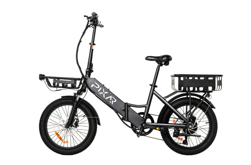 Vélo électrique pliable PIXAR WIND1 - Moteur 500W, batterie 48V 10.4Ah, pneus larges 20×3", Shimano 7 vitesses, freins à double disque (jusqu'à 45 km d'autonomie) 34 Vélo électrique pliable PIXAR WIND1 - Moteur 500W, batterie 48V 10.4Ah, pneus larges 20×3", Shimano 7 vitesses, freins à double disque (jusqu'à 45 km d'autonomie)