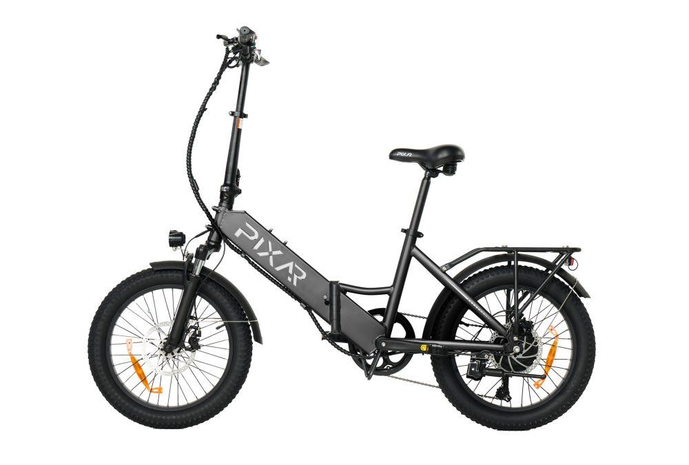 Vélo électrique pliable PIXAR WIND1 - Moteur 500W, batterie 48V 10.4Ah, pneus larges 20×3", Shimano 7 vitesses, freins à double disque (jusqu'à 45 km d'autonomie) 32 Vélo électrique pliable PIXAR WIND1 - Moteur 500W, batterie 48V 10.4Ah, pneus larges 20×3", Shimano 7 vitesses, freins à double disque (jusqu'à 45 km d'autonomie)