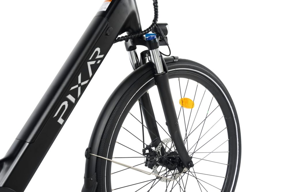 Rower elektryczny Pixar City1 | Silnik 36 V 250 W, zasięg 45 km, 7 biegów Shimano
