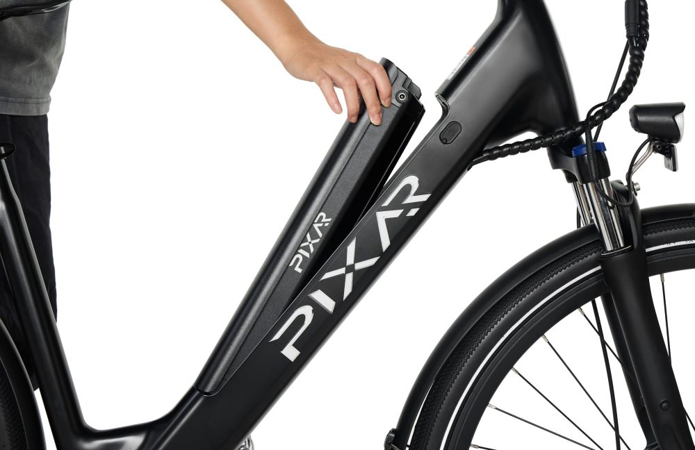 Rower elektryczny Pixar City1 | Silnik 36 V 250 W, zasięg 45 km, 7 biegów Shimano