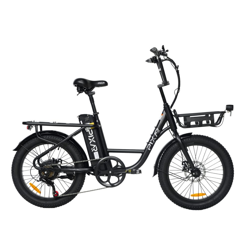 Pixar Fun1 36V 350W Vélo électrique - 25 km/h (jusqu'à 32 km/h), 45 km d'autonomie, écran LCD
