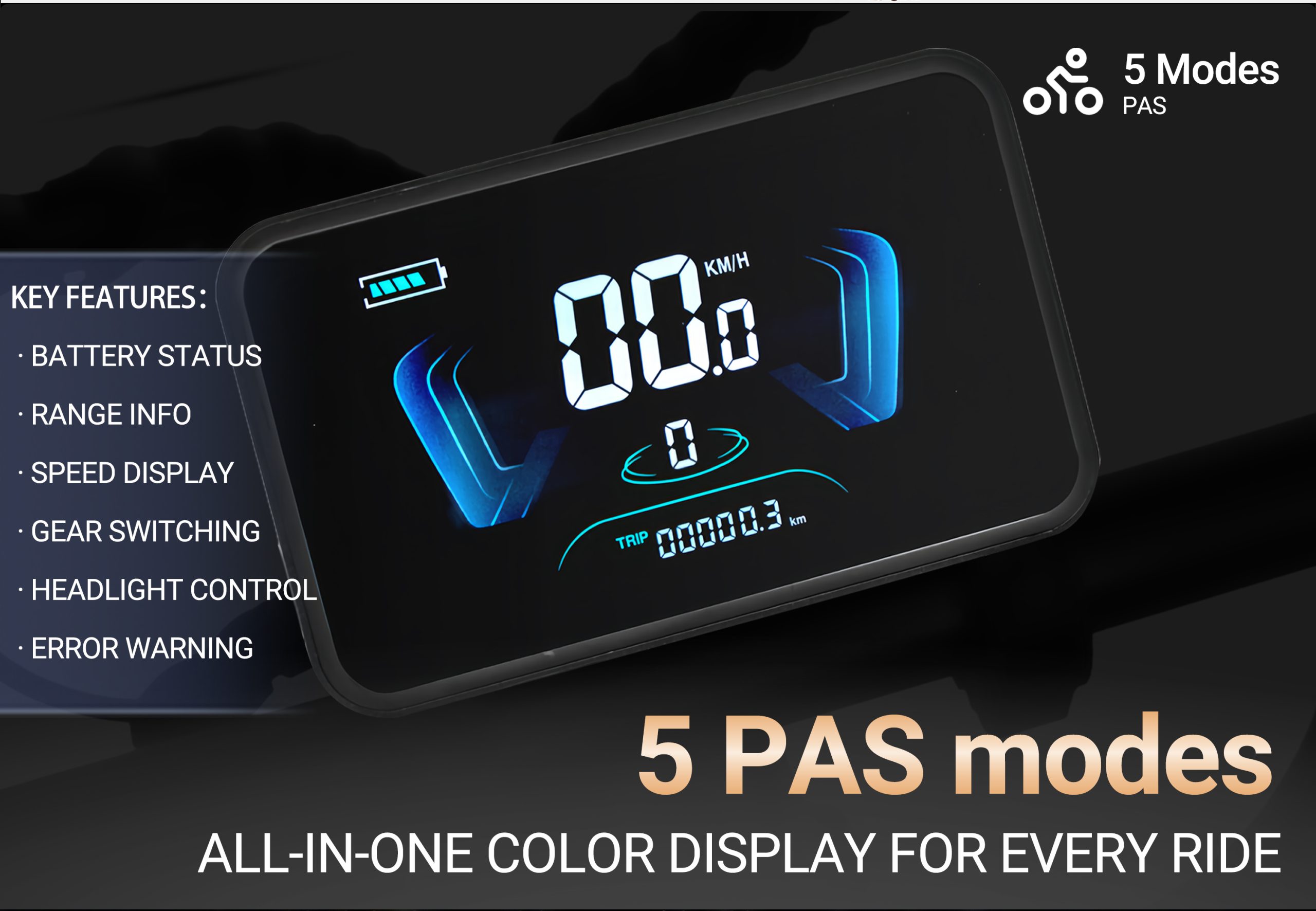 Pixar SuperV Electric Bike 500W | Long Range Fat Tire E-Bike with Dual Battery Options 71